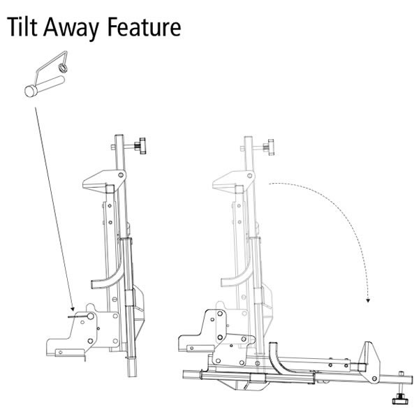 Harmar Tilt N Tote Manual Wheelchair Carrier