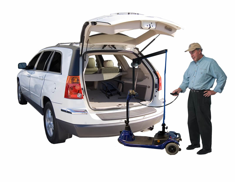 Wheelchair Lift Inside Car Trunk