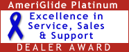 AmeriGlide Platinum Dealer Award