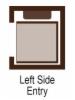 Left Side Entry 42"W x 41"D (EZ6)