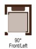 90 Degree Front/Left Entry 41"W x 41"D (EZ6)