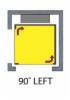 90 Degree Front/Left Entry (EZ6)